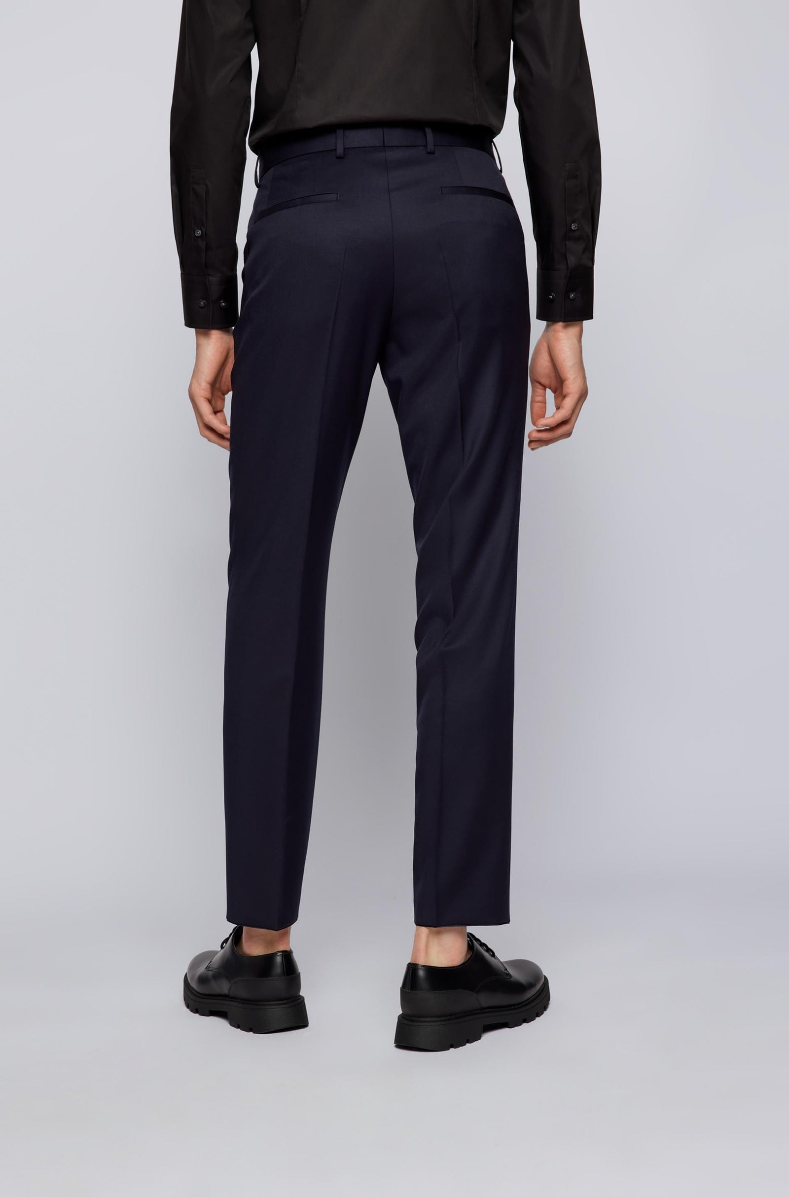 Hugo Boss Genius Pants | BMB 003 Trousers 404 Dark Blue – Mens