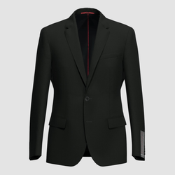 the slim fit henry M204X business suit by hugo boss with two button closure