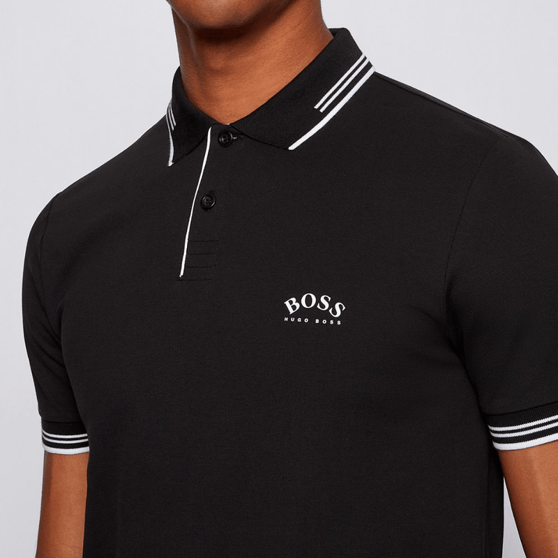 Anslået padle Nøjagtig Mens Polo Shirts | Shop Hugo Boss Logo Polo in Black Cotton – Mens Suit  Warehouse - Melbourne