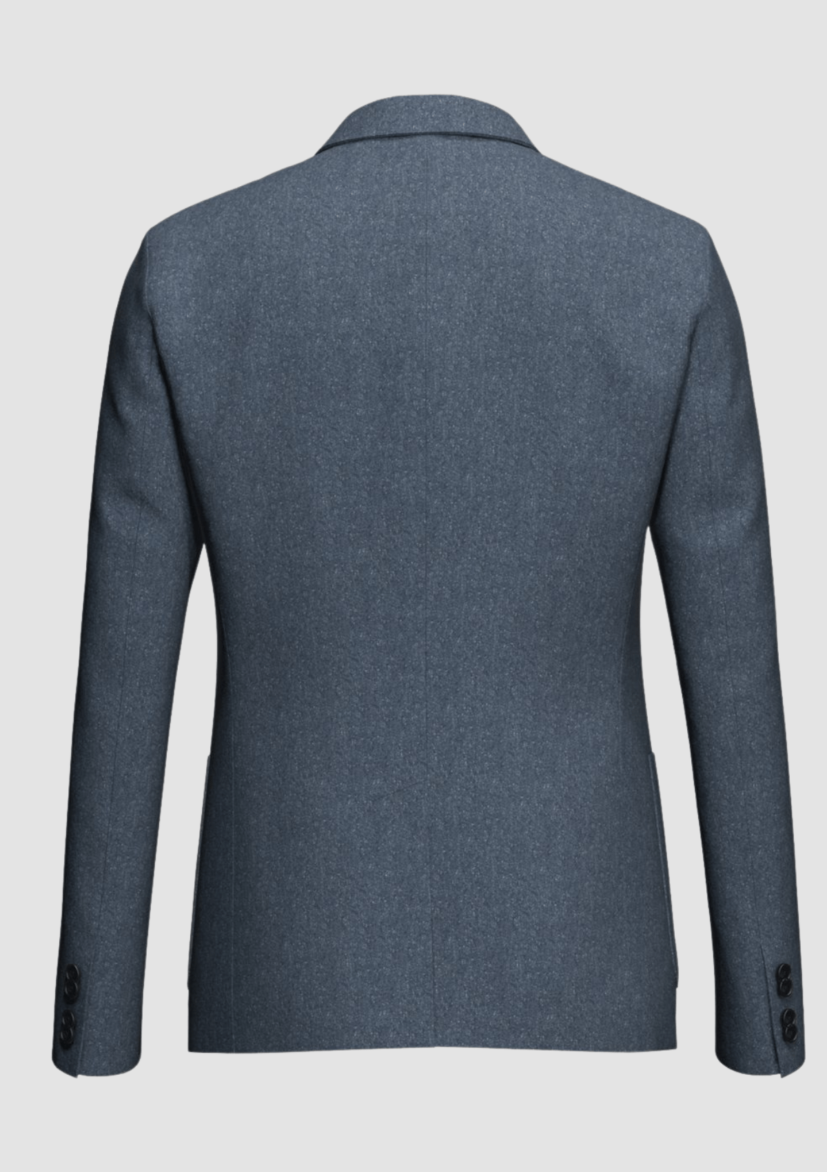 the hugo boss menswear areltu mens blazre in dark blue with buttoned cuff and double button closure