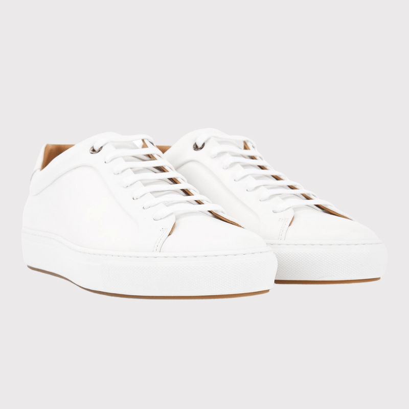 Hugo boss white trainers best sale mens