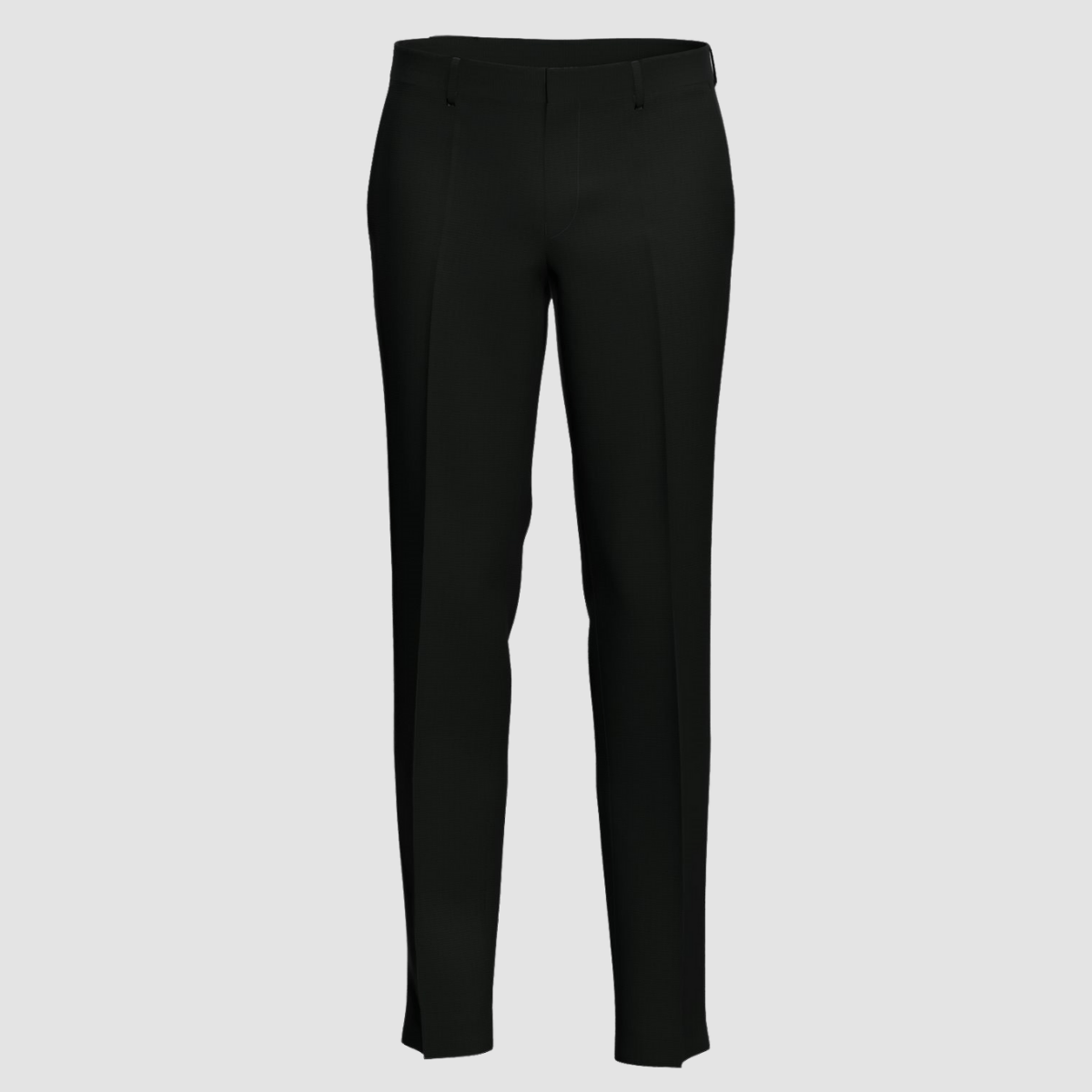 The Henry‑Getlin black suit by Hugo—slim fit, shawl lapel, and one‑button styling. 