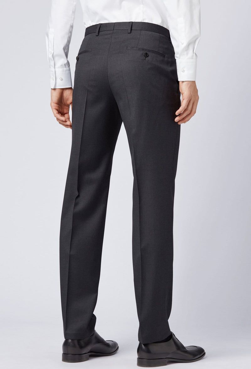 Mens Trouser | Hugo Boss Lenon Suit Trouser Grey | Mens Suit Warehouse ...