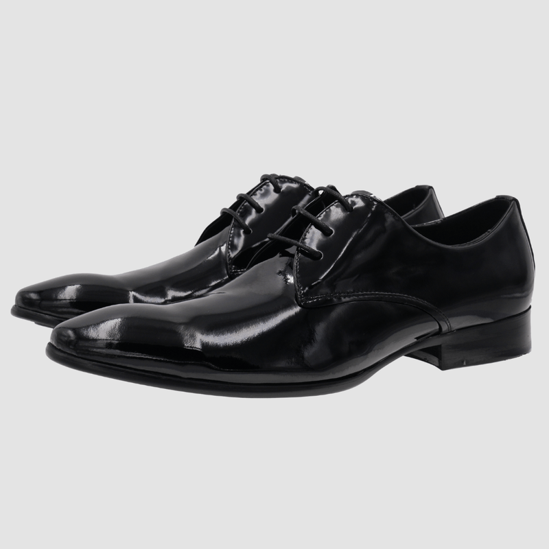 Mens Formal Shoes | Martino Carolus Mens Patent Dress shoe in black ...