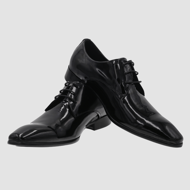 Mens Formal Shoes Martino Carolus Patent Leather Dress Shoe In