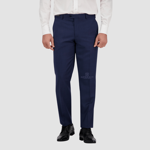 a classic fit mens blue suit trouser the noah by savile row
