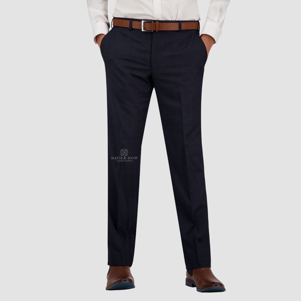 mens navy blue c2 suit pant with a straight leg 