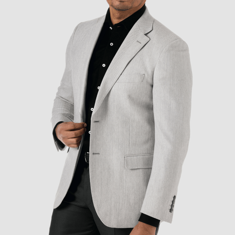 studio italia lenny sport coat in grey menswear for business and social side