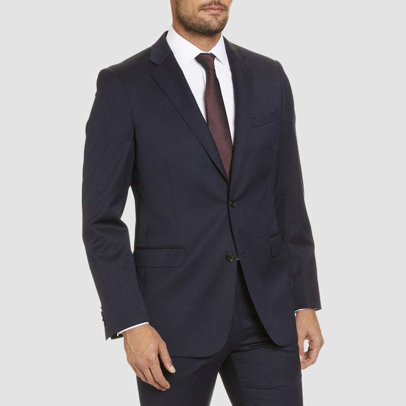 Studio Italia classic fit icon george suit in navy wool blend