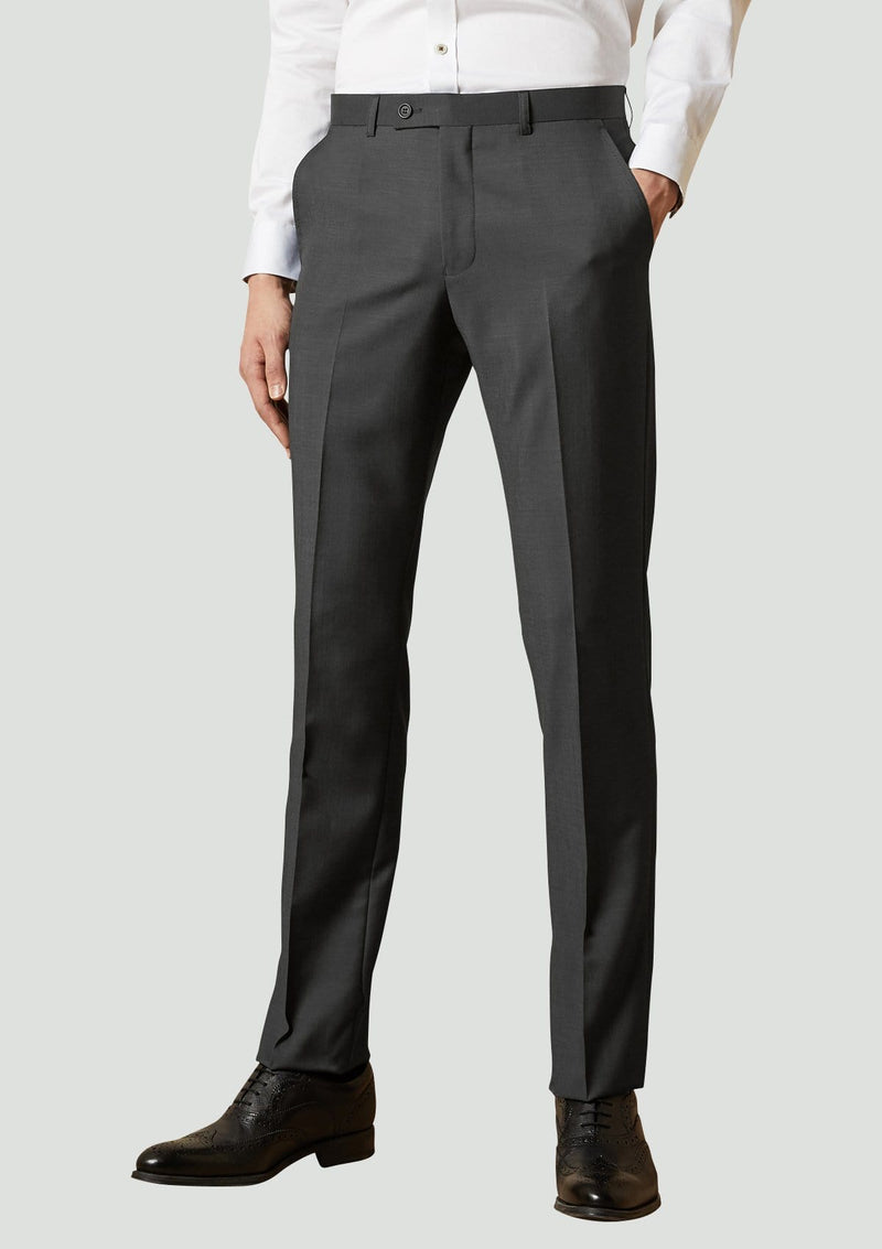 Ted Baker slim fit elegan trouser in black pure wool – Mens Suit ...