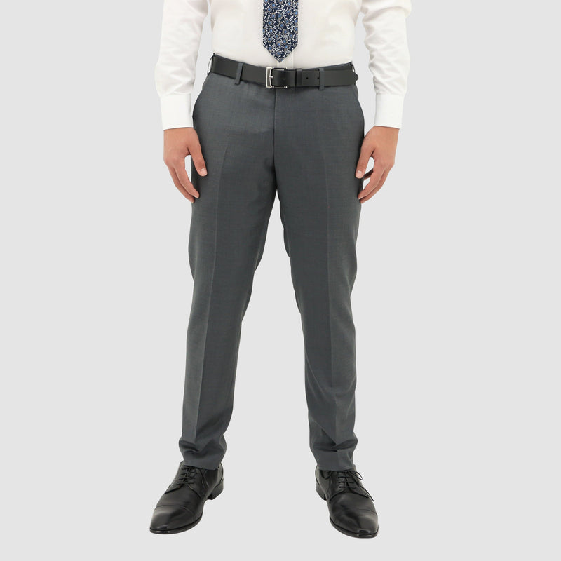 The matching trouser for the Daniel Hechter slim fit shape suit in grey pure wool DH106-04