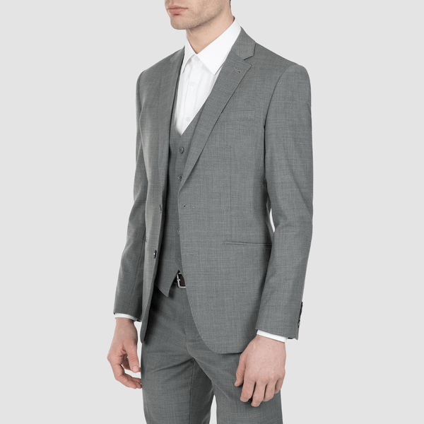 Uberstone Slim Fit Jack Suit in Silver Grey – Mens Suit Warehouse ...