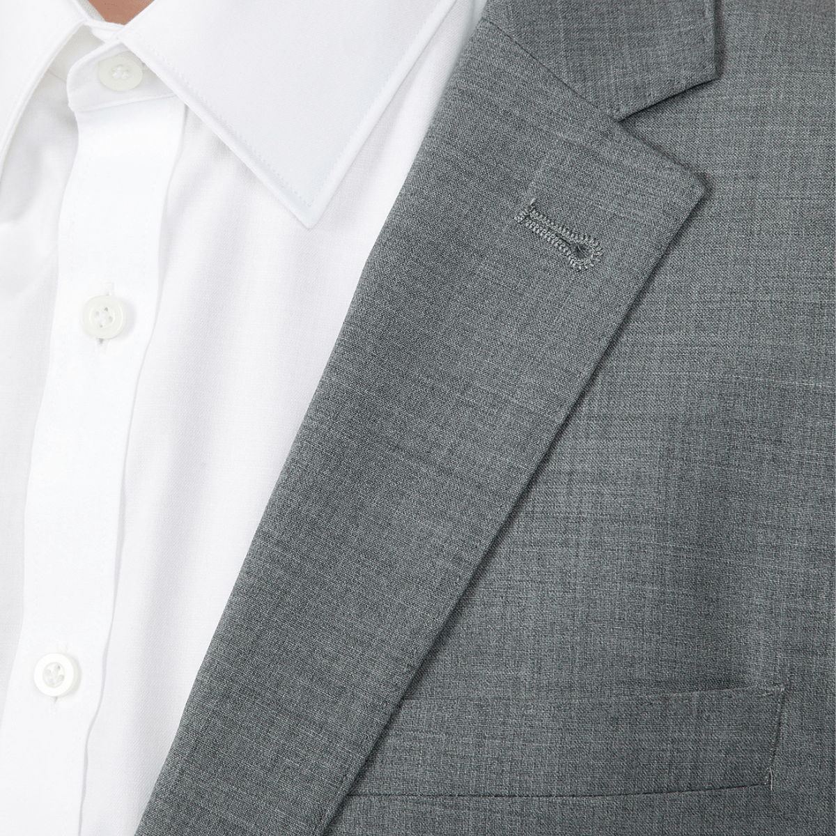 Uberstone Slim Fit Jack Suit in Silver Grey – Mens Suit Warehouse ...