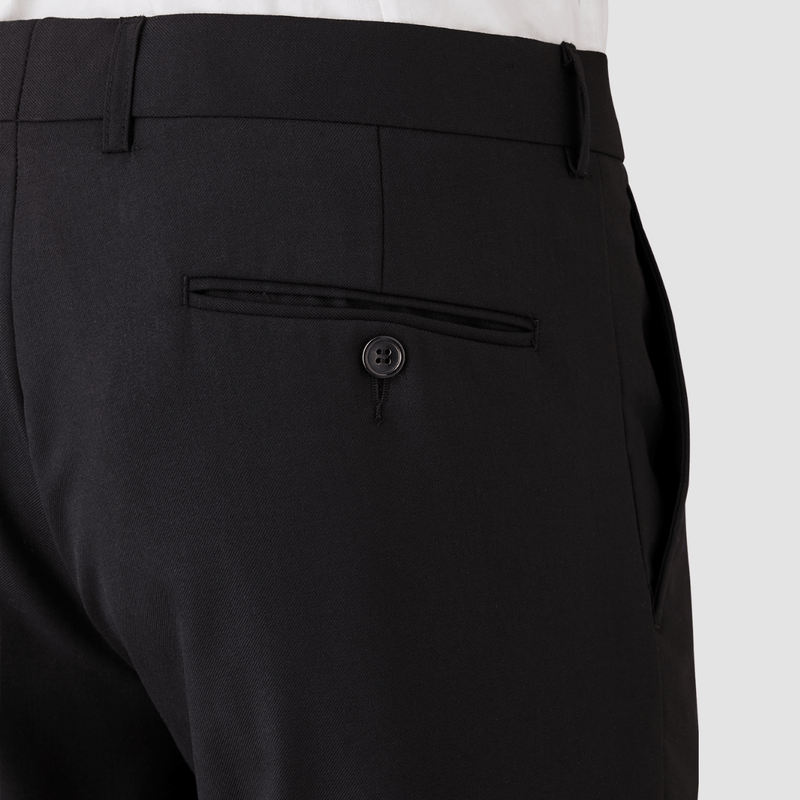 Uberstone slim fit jack trouser in black
