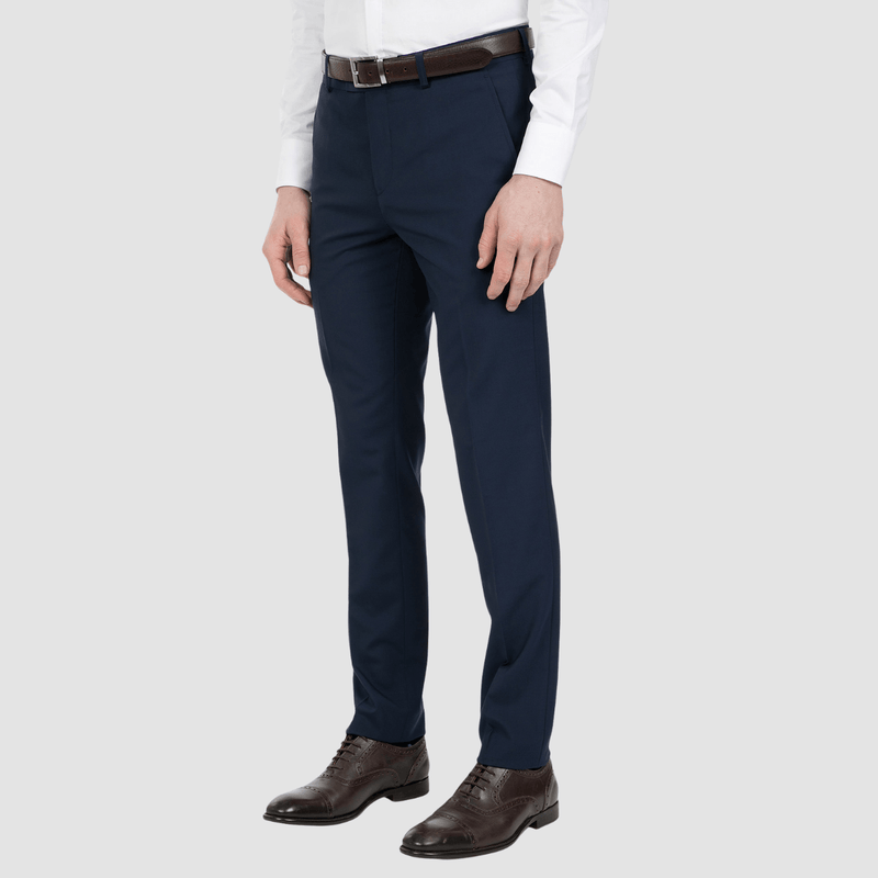 uberstone navy mens suit trousers for mens business wear and social events