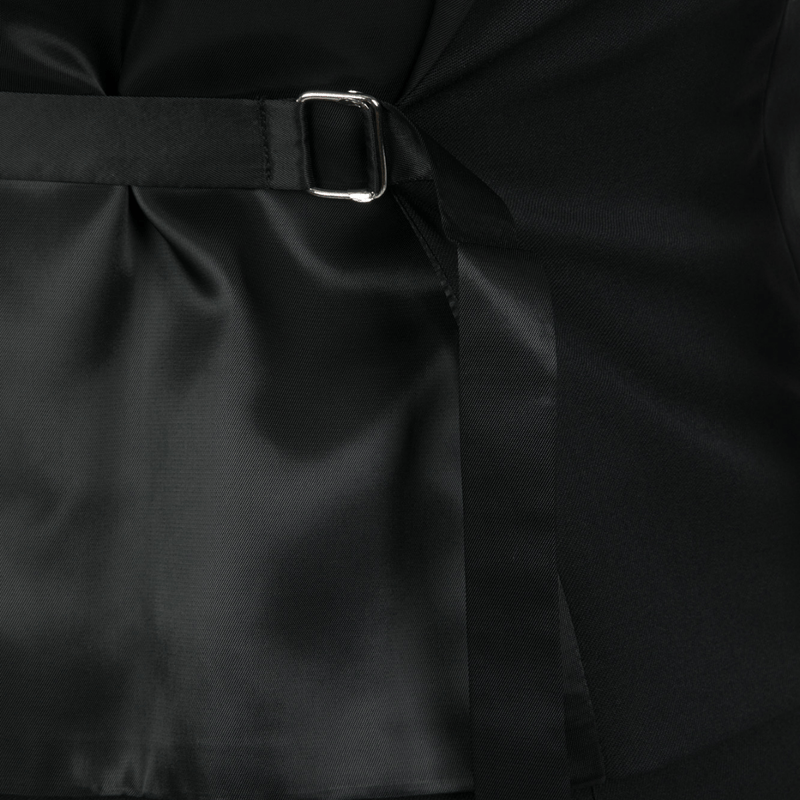 Uberstone slim fit tom vest in black