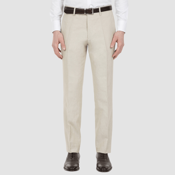Uber stone mens suit pants trousers for business events and social occasions linen menswear