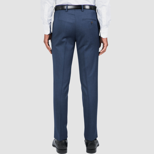 uber stone joe slim fit mens suit trousers blue navy for business and social events
