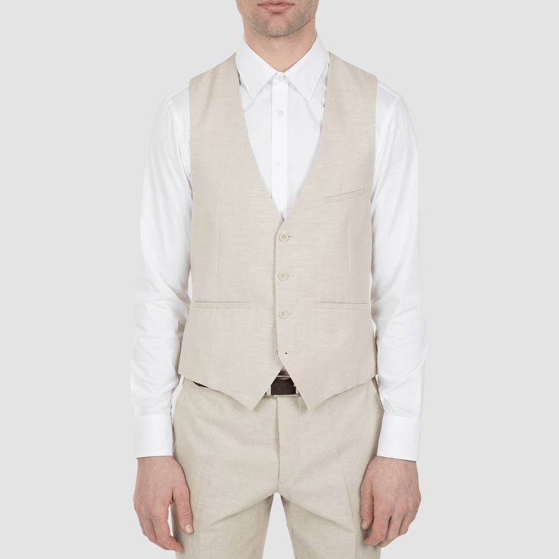 uber stone nick beige sand vest menswear and suits for weddings and business meetings 