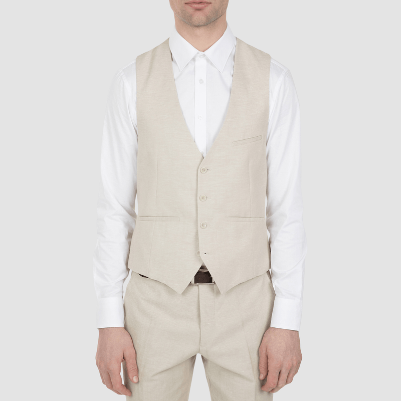 Mens tan 2025 dress vest